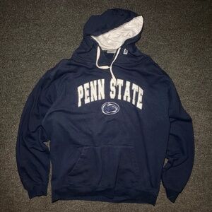 Vintage Penn state nittany lions embroidered navy hoodie size xl